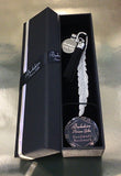 Feather Bookmark & Cherry Car Diffuser ~ Wrapped Classic Gift Set