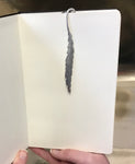 Personalised Silver - Charmed Feather Bookmark